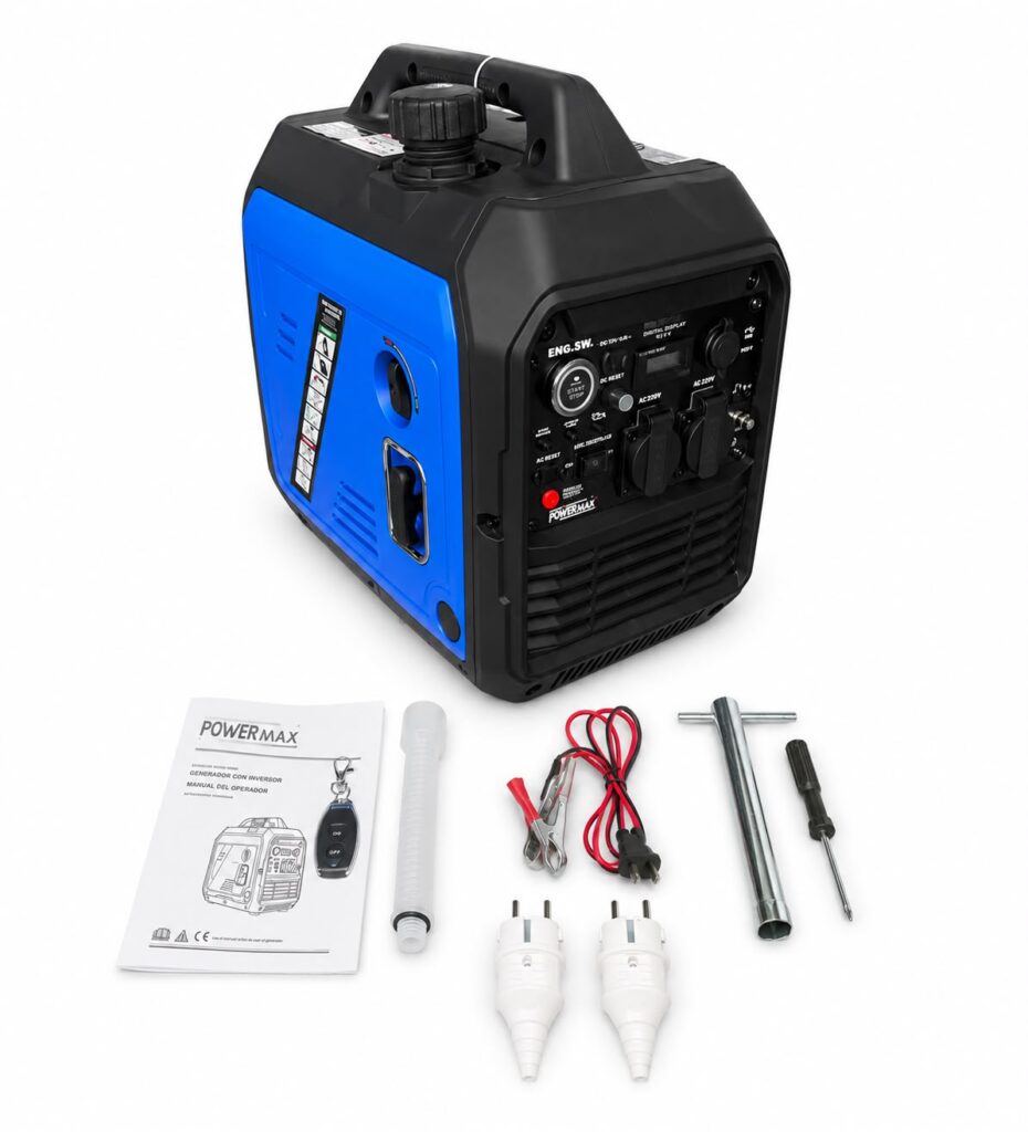 Generador Inverter 4500w Insonoro Partida Electrica y Control Remoto