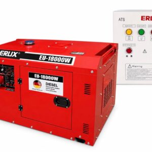 Generador Diesel Monofásico / Trifásico De 12kva Insonoro + ATS de Regalo