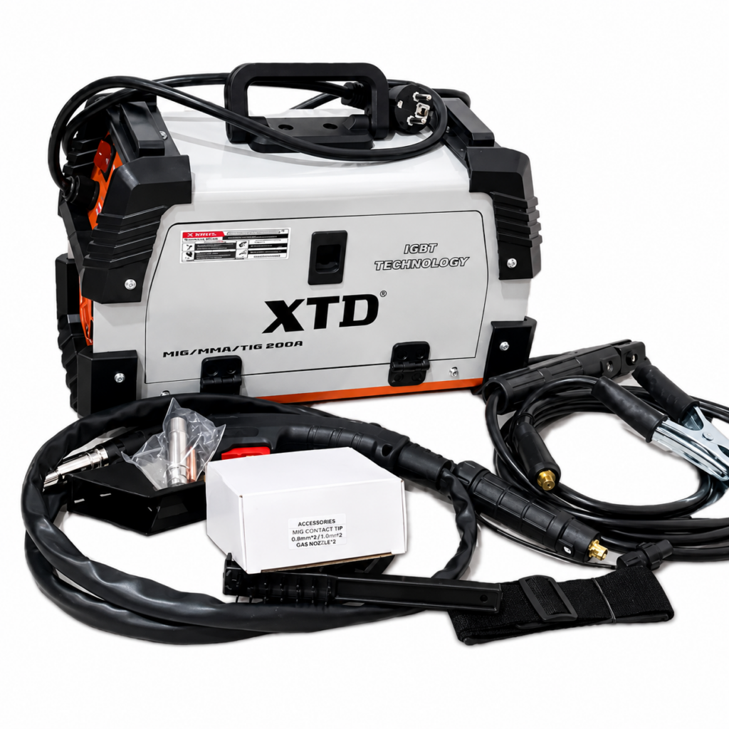 Maquina De Soldar Profesional 3 En 1 De 200amp MIG/TIG/MMA