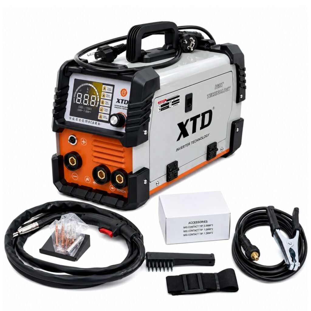 Maquina De Soldar Profesional 3 En 1 De 200amp MIG/TIG/MMA