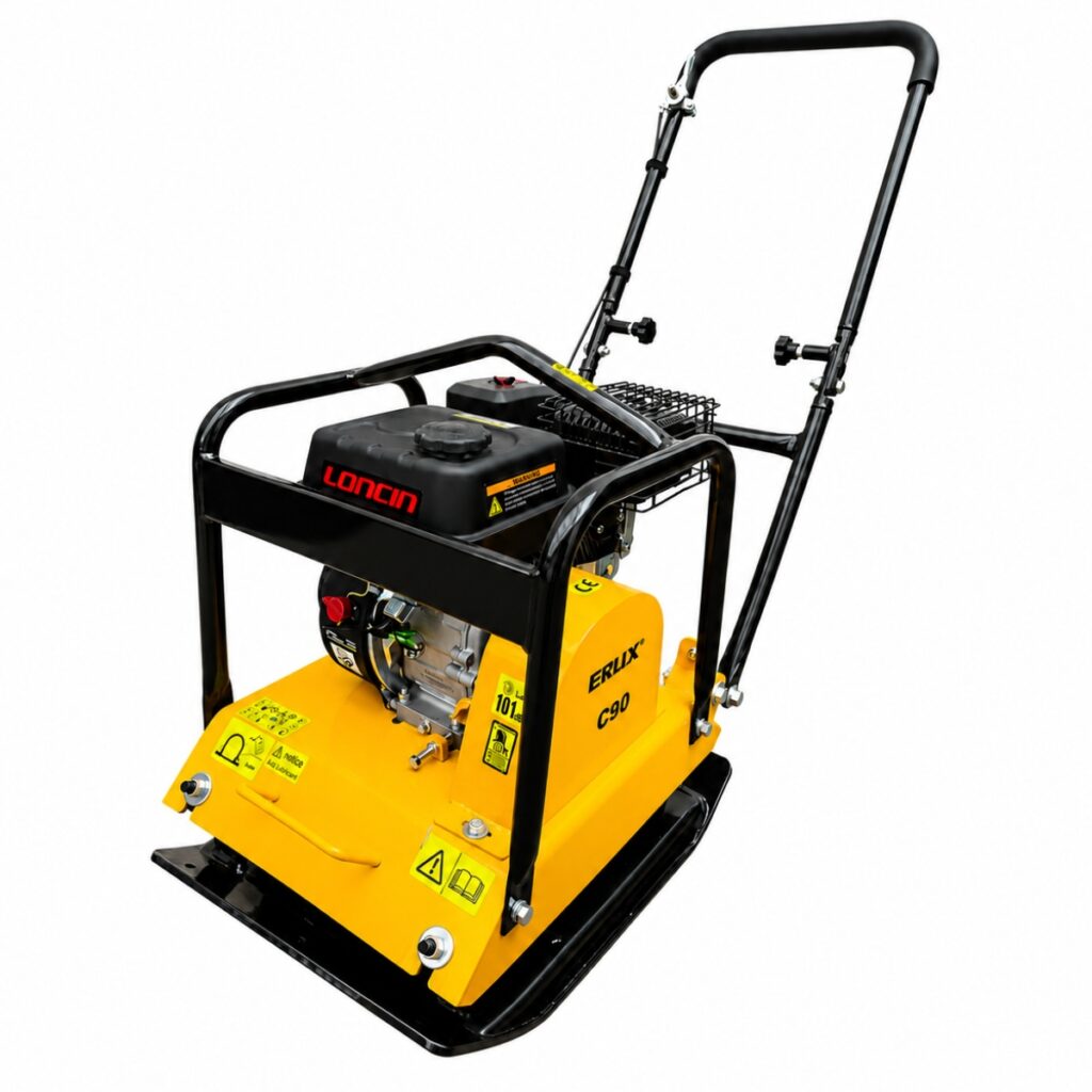 Placa Compactadora A Gasolina 90Kg 7hp - Motor Loncin
