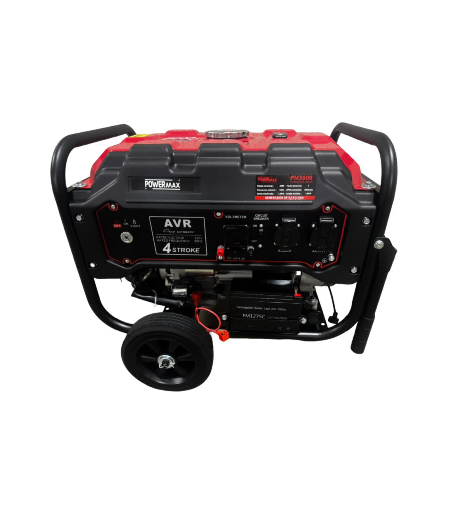 Generador 4500w Partida Electrica, Manual y Control Remoto - POWER MAX
