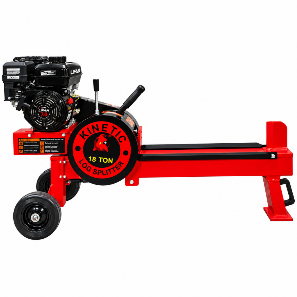 Astilladora Partidor Trozador De Leña 18 Toneladas Motor Lifan Bencinero 7 Hp