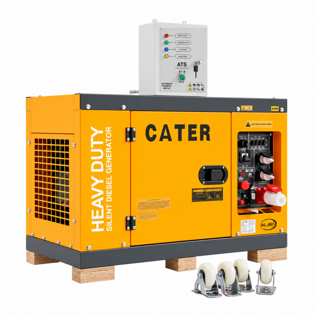 Generador Diésel Insonorizado Trifásico 14.000W / 16 kVA (con ATS)