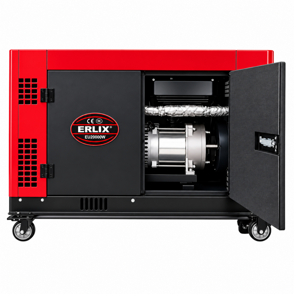 Generador Diésel Insonoro 20 kVA Monofásico / Trifásico con ATS